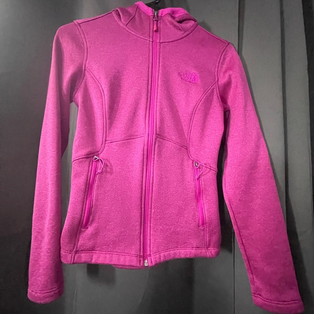 The North Face Kids Magenta Fleece Hoodie